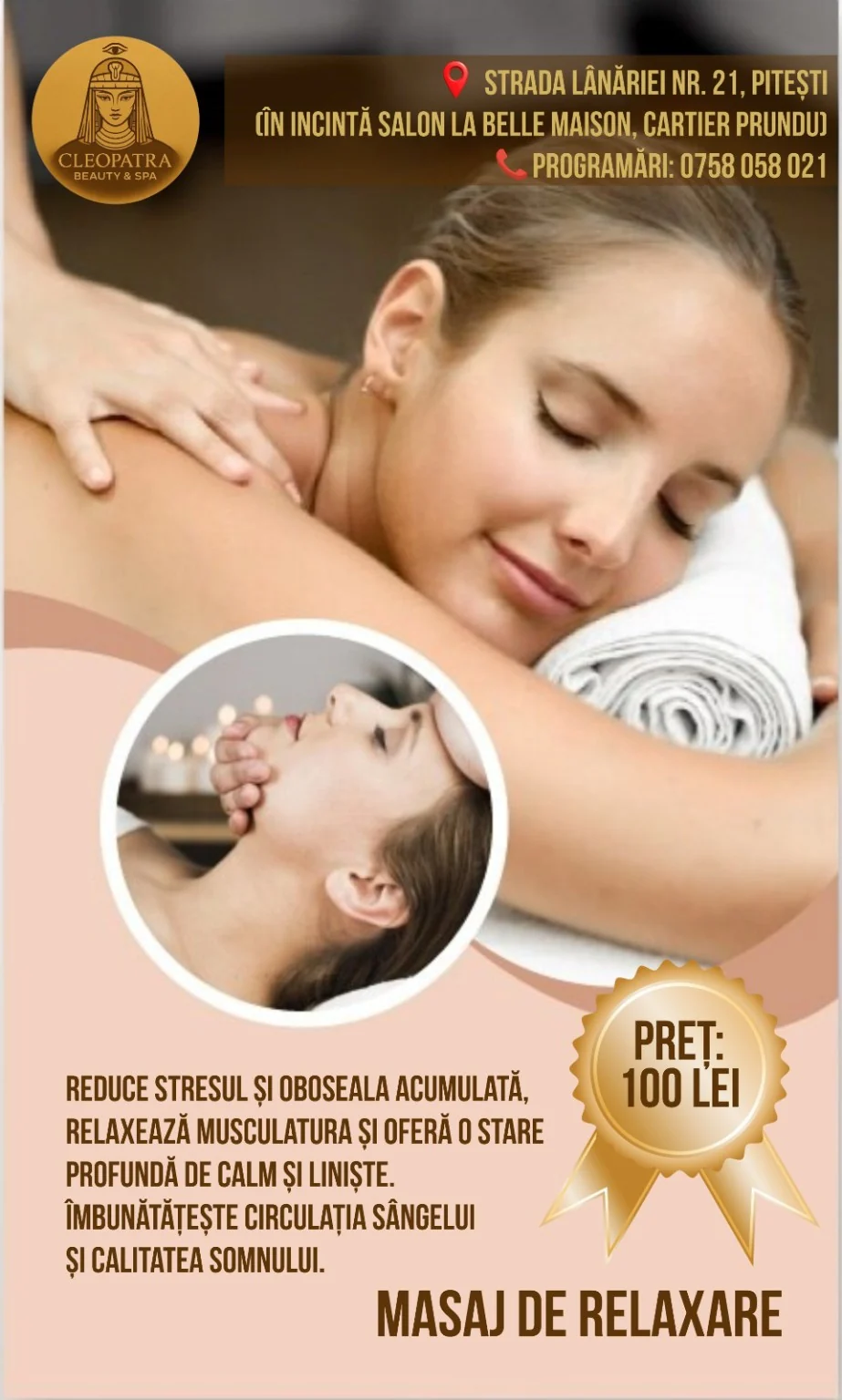 Material Cleopatra Beauty & Spa