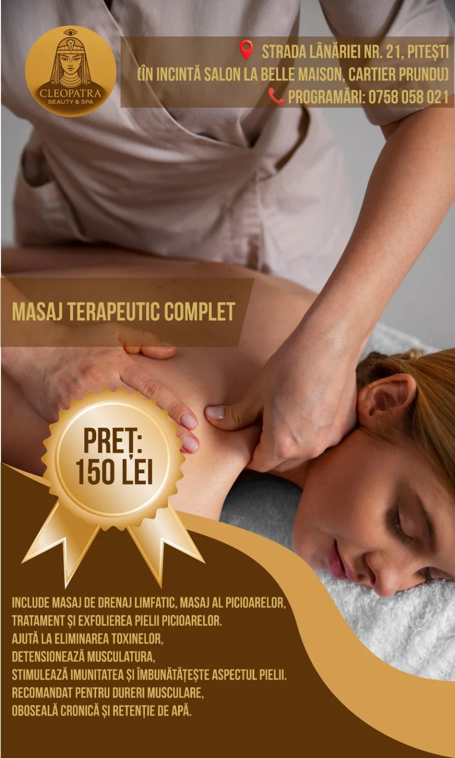 Material Cleopatra Beauty & Spa
